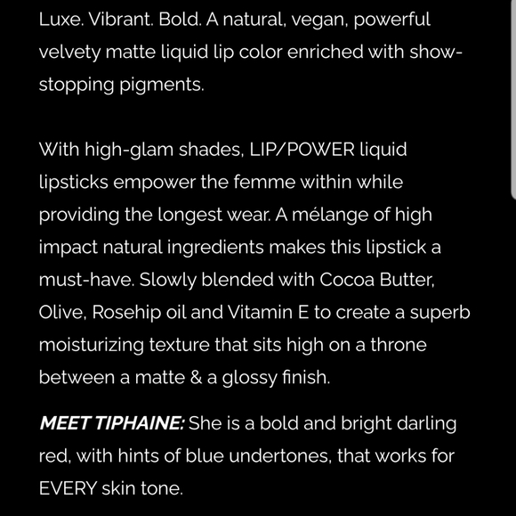 NIB Josephine Cosmetics Lip power - Picture 7 of 7